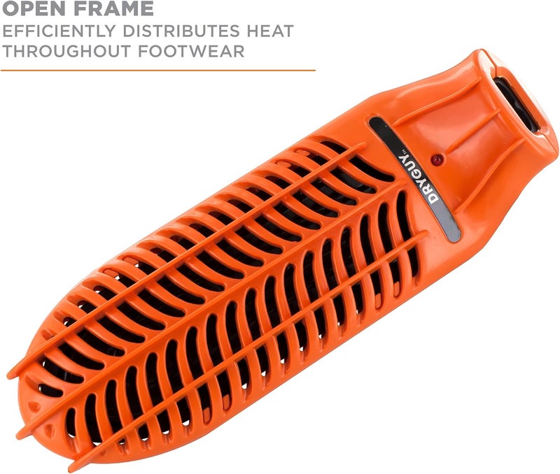 DRYGUY Travel Dry Boot and Shoe Dryer and Warmer, Orange & Black - Image 3
